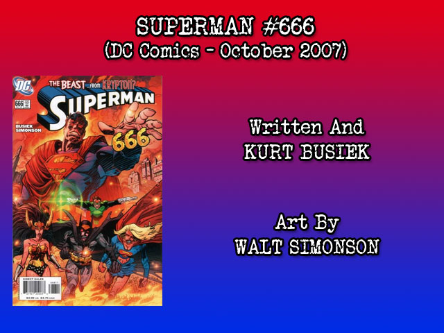 COMIC REVIEW – Superman #666 (Oct.&nbsp;2007)
