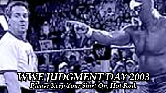 WWE Judgment Day&nbsp;2003