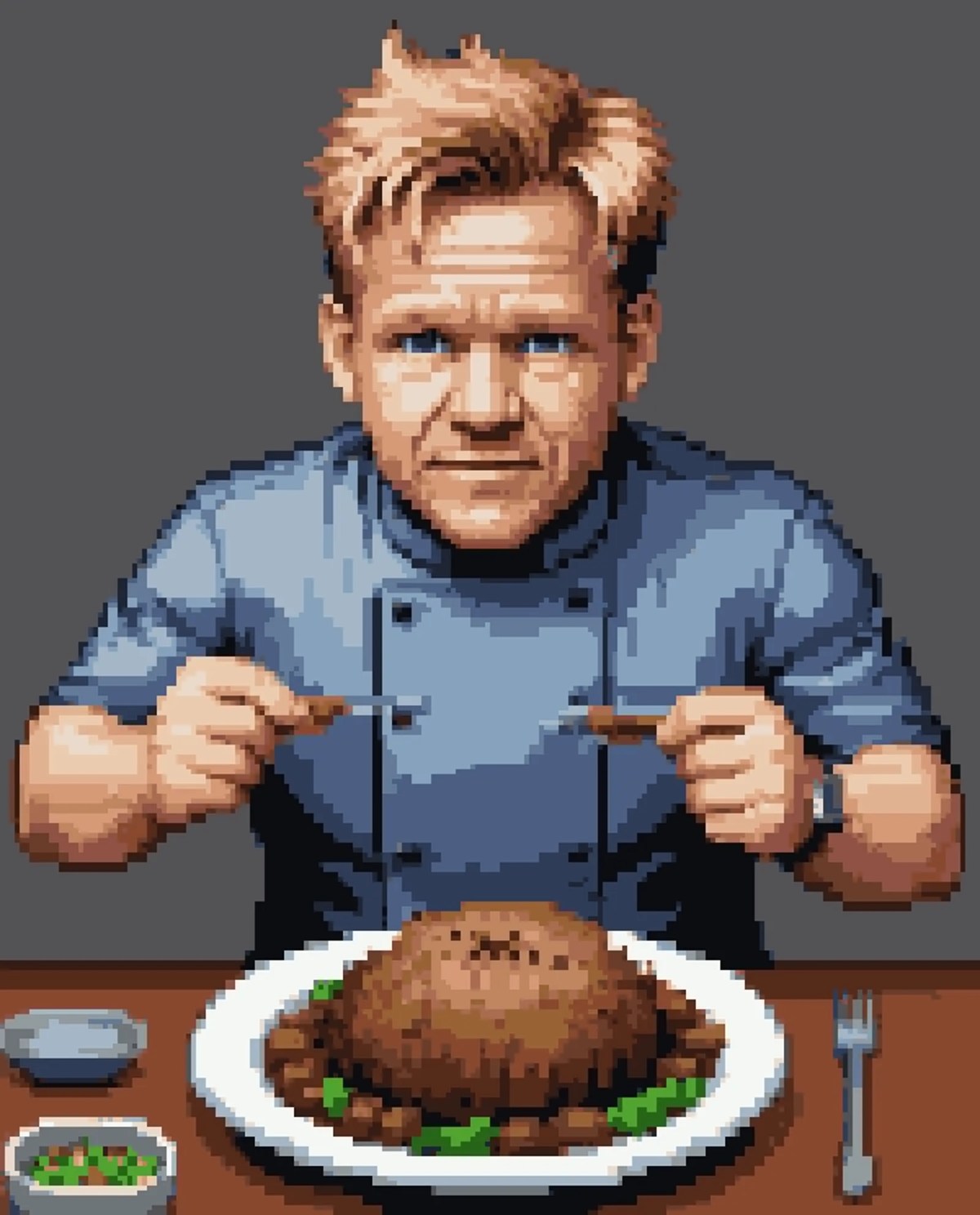 I Told An A.I. Paint Program To Draw Me Gordon Ramsay Eating A&nbsp;Tribble